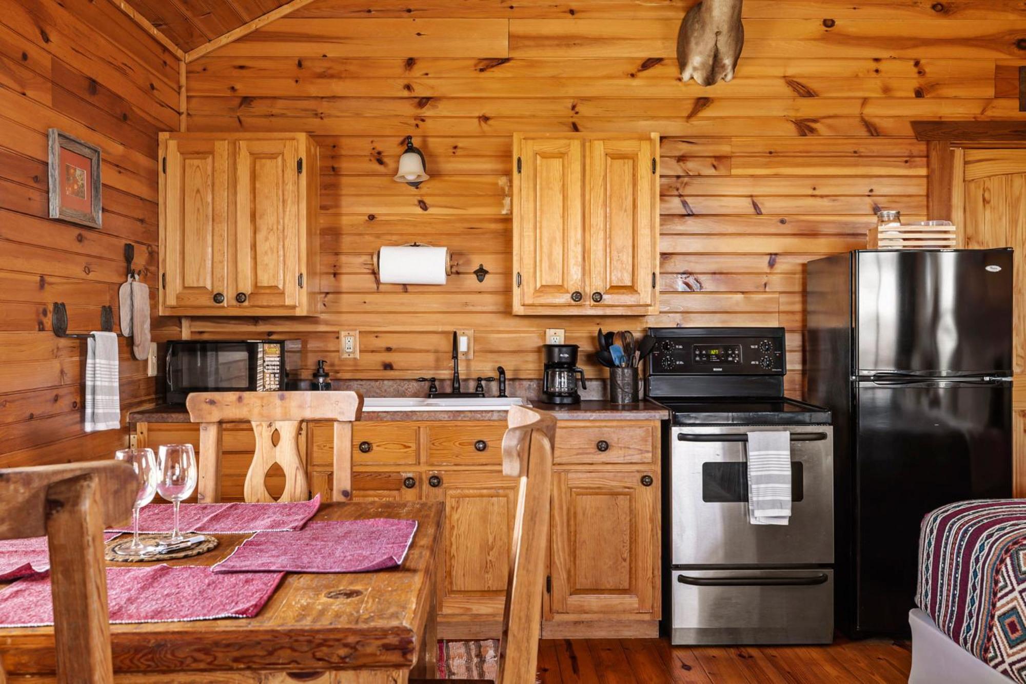 Enchanted Rockview Cabins Crabapple Oda fotoğraf